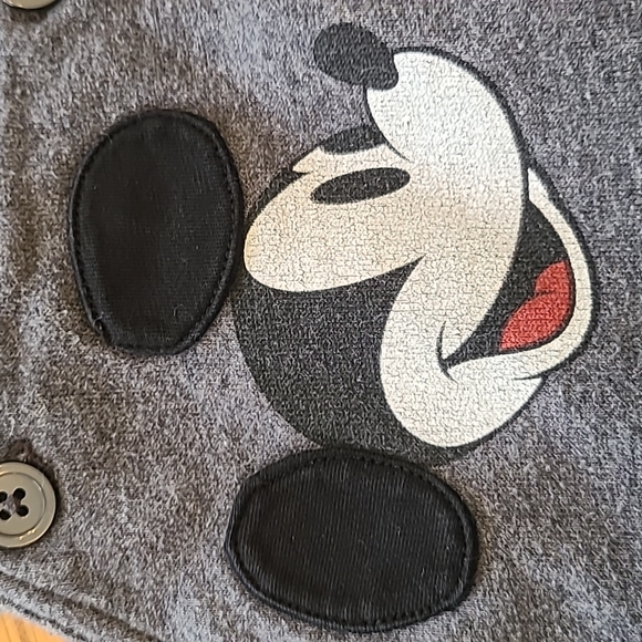 Soft grey Mickey Mouse overalls - Picture 7 of 7